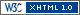 Valid XHTML 1.0 Transitional